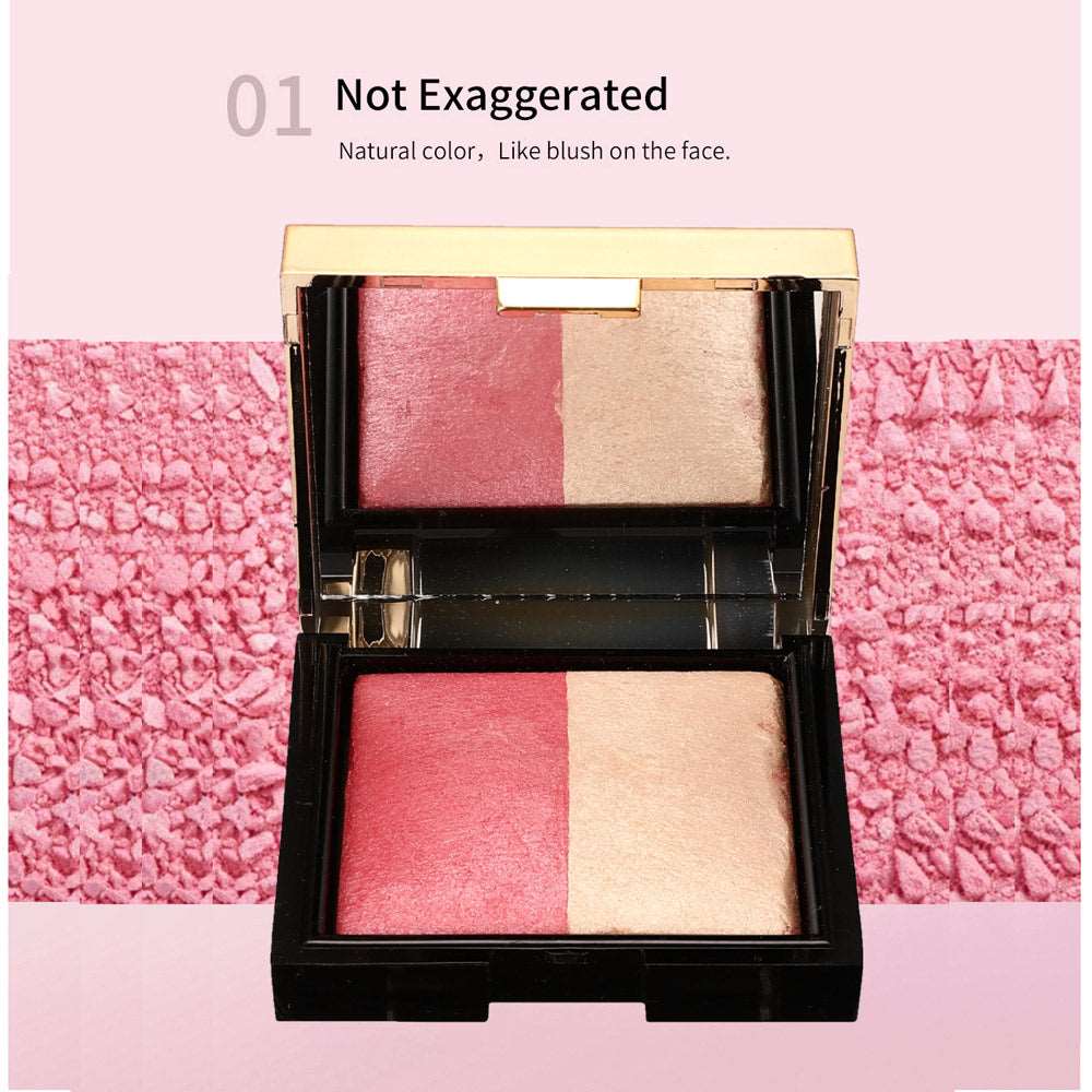 2 ni 1 Natural Velvet Soft Blush and Highlighter Cream