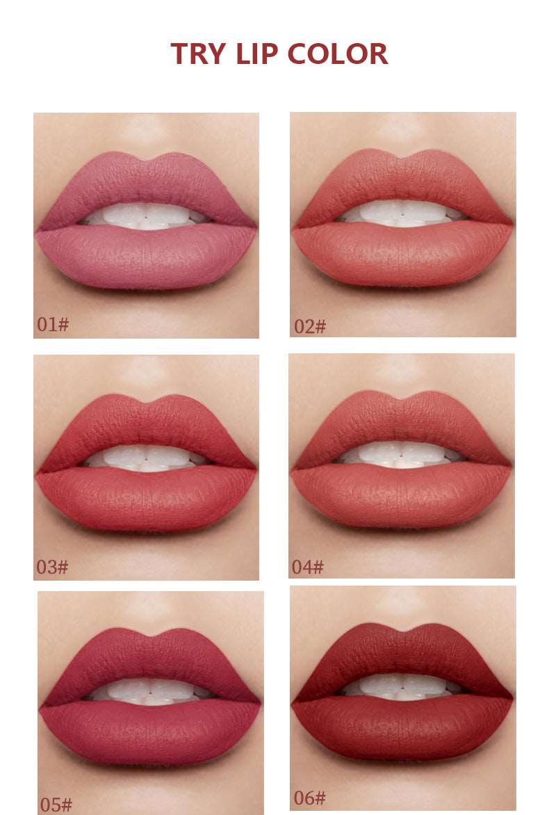 6Pcs Matte Lipstick Long Lasting Gift Pack