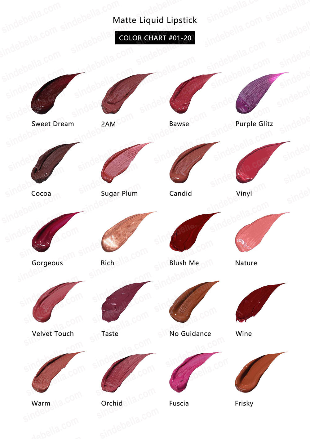 Mini Long-lasting Matte Lipstick Sample Set - SindeBella Beauty Store
