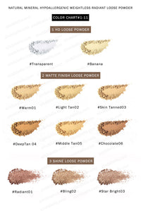 Natural Mineral Weightless Radiant Loose Powder Sample Kit