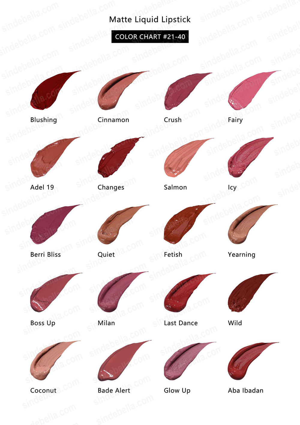 Mini Long-lasting Matte Lipstick Sample Set - SindeBella Beauty Store