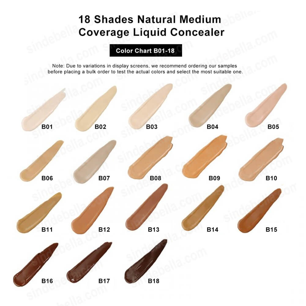 Medium tot hoge dekking Langdurige vloeibare concealer