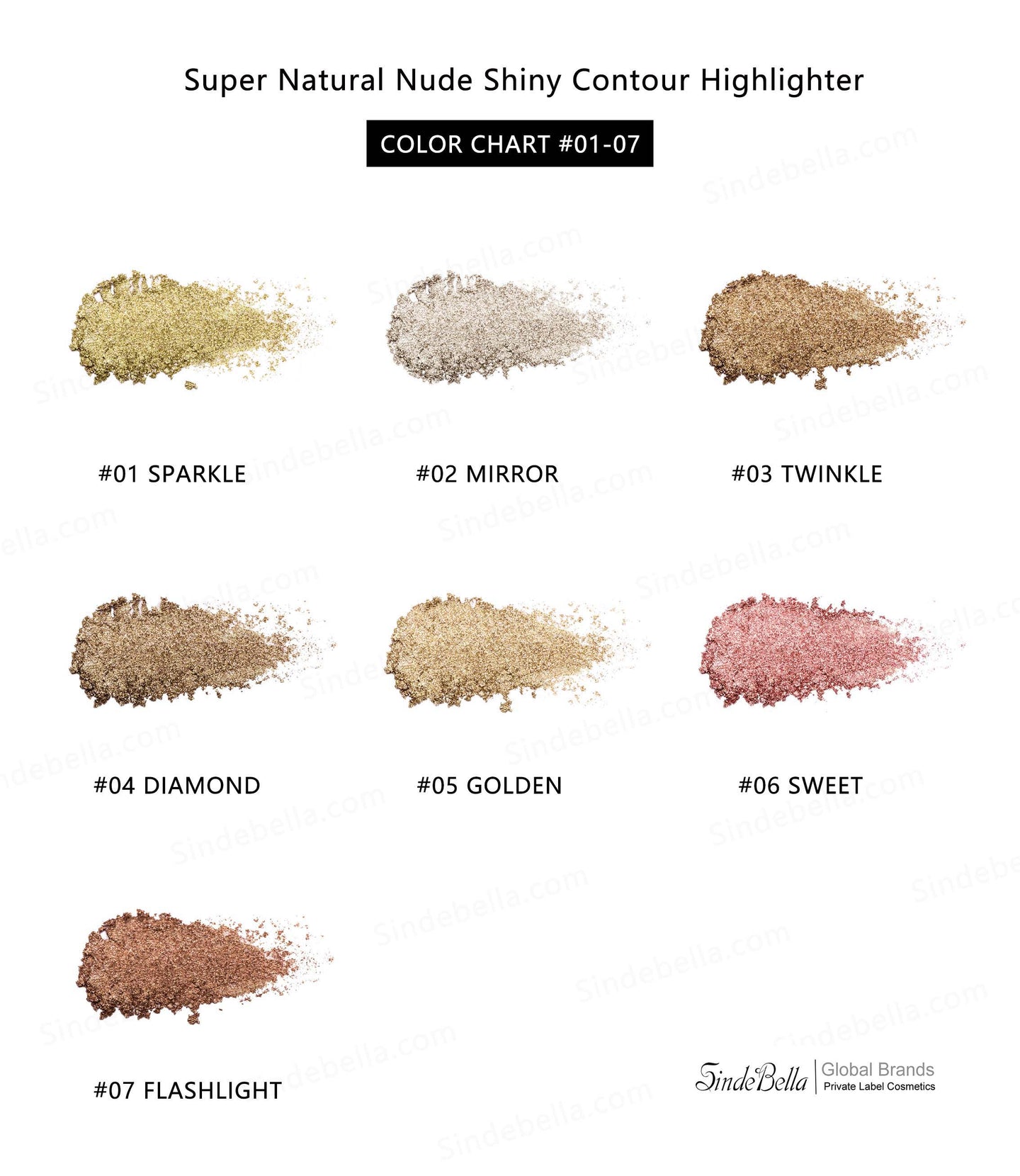 Super Natural Nude Shiny Contour Highlighter - SindeBella Beauty Store