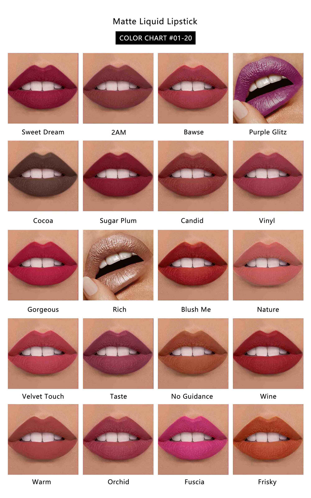 Mini Long-lasting Matte Lipstick Sample Set - SindeBella Beauty Store