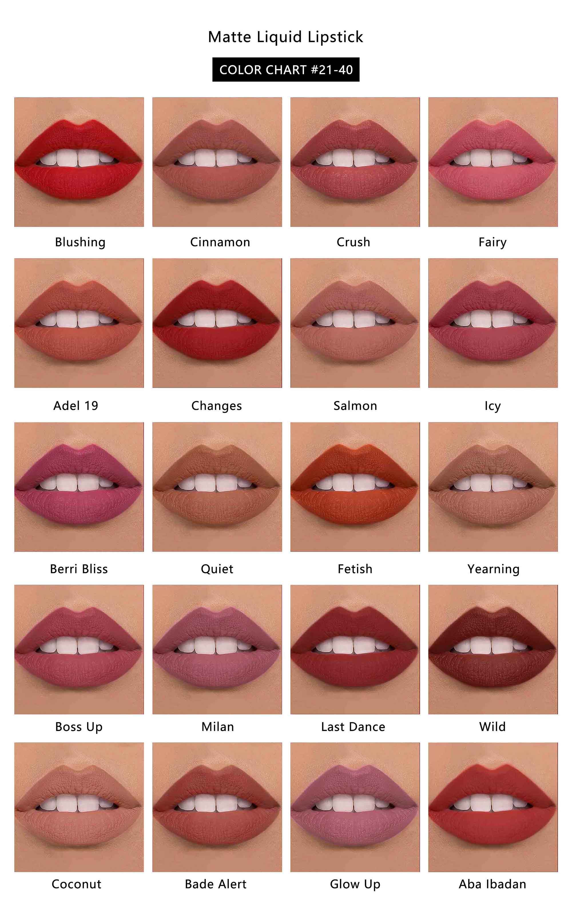 Mini Long-lasting Matte Lipstick Sample Set - SindeBella Beauty Store