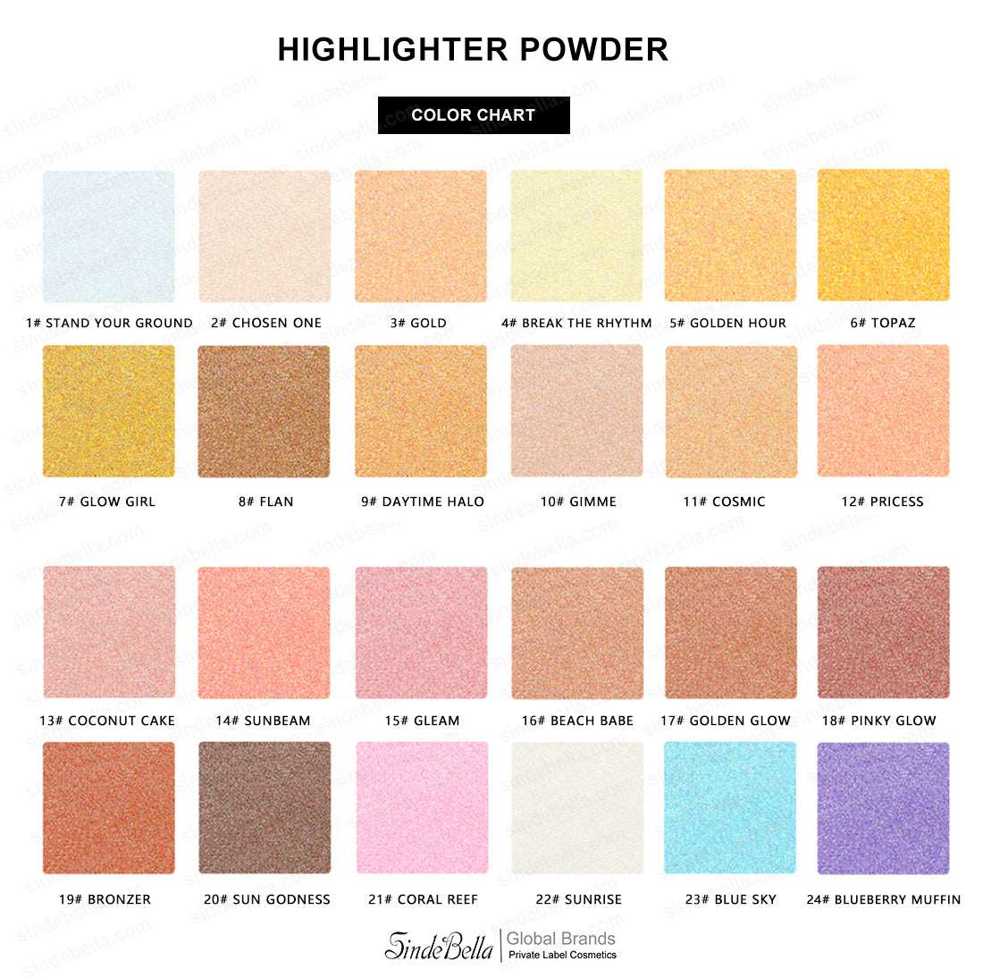 Custom Vegan Blush Bronzer Highlight All in 1  Makeup Palette Talc-Free
