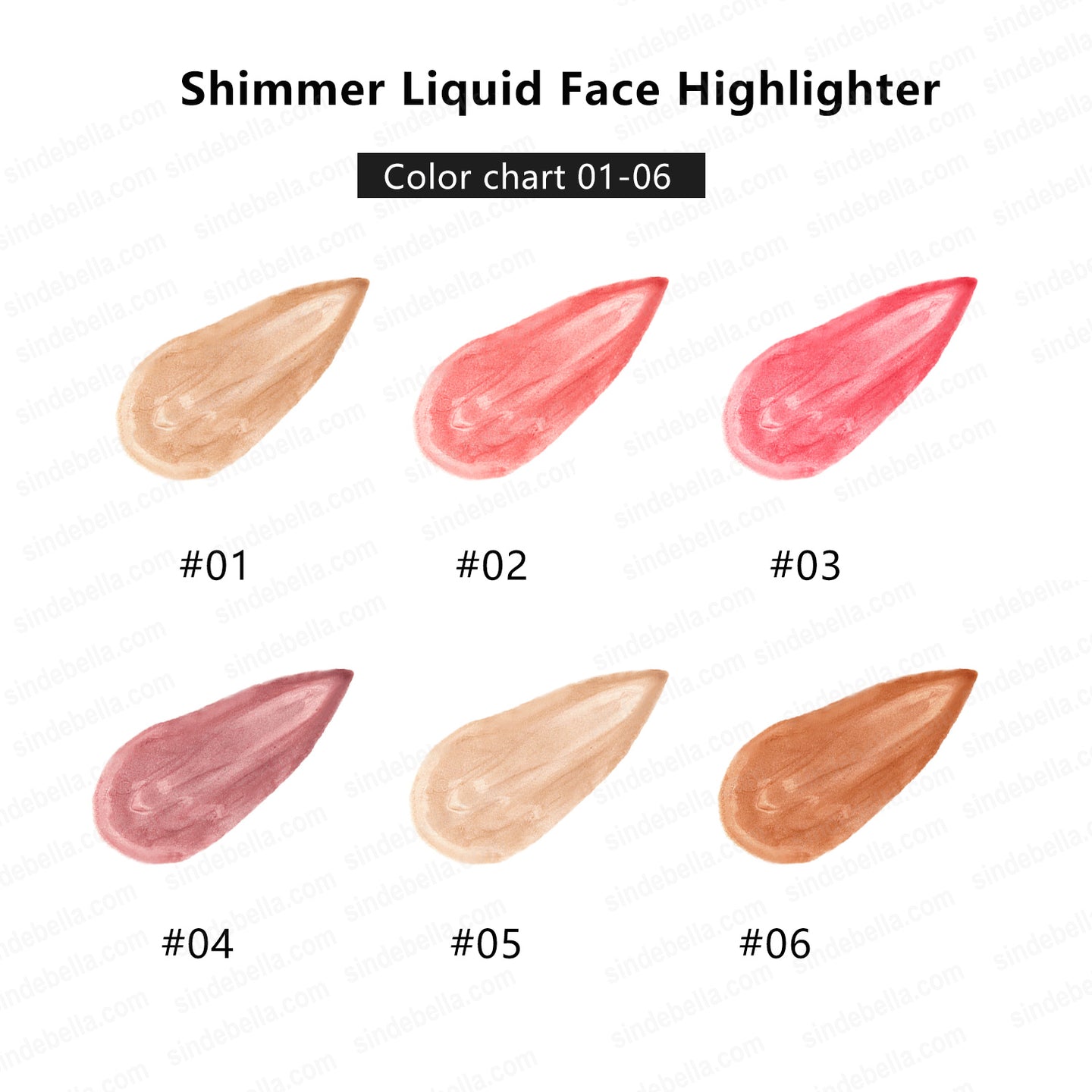 Iluminador Facial Líquido Hidratante Shimmer | Basado en aceite