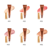 Liquid Face Highlighter Blushes Sampler Kit-6 tinten