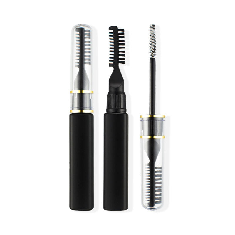 Gel transparent de sculpture des sourcils avec pinceau double embout