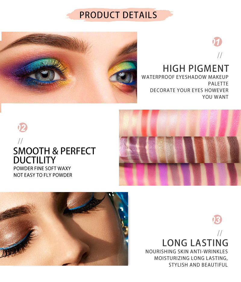 Mineral Vegan Talc-Free Eyeshadow Palette with Skin Love Ingredients