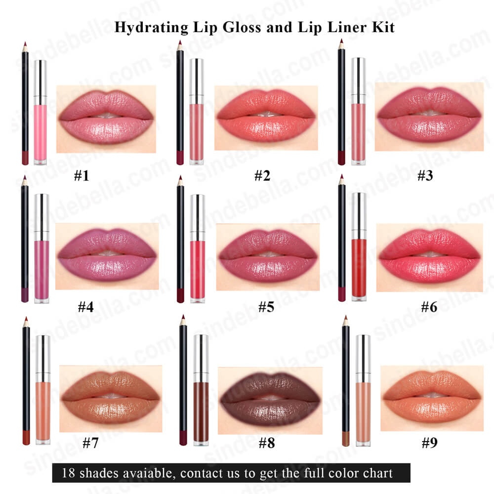 Kit de Brillo Labial Hidratante y Lápiz Labial (Elección de Start-ups) | Modelo básico