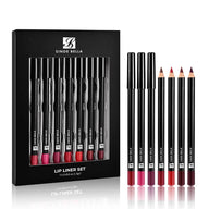 Mattflüssiger Lippenstift und Lipliner-Stift-Make-up-Set