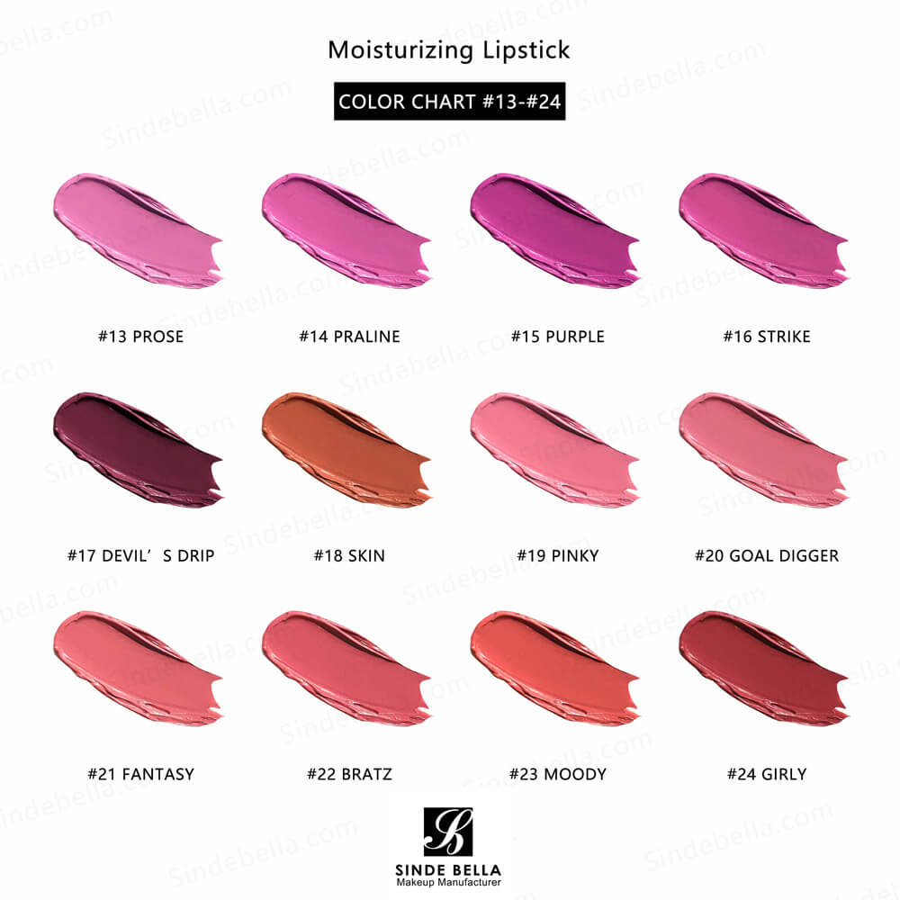 Rouge à lèvres de luxe crémeux hydratant scintillant