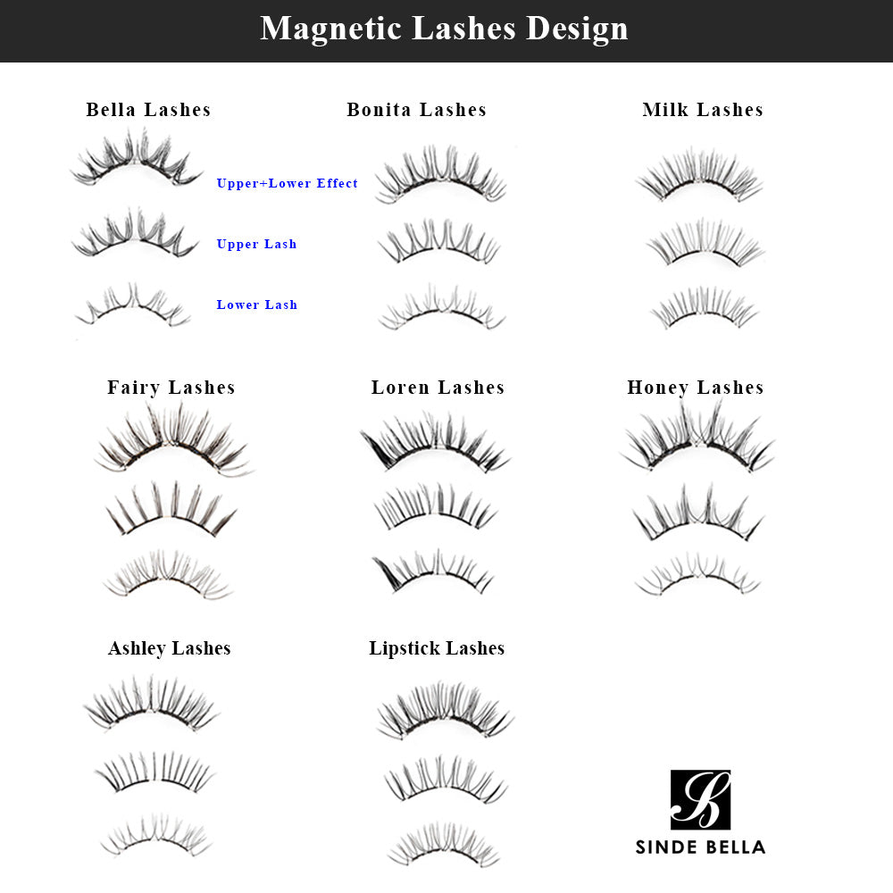 Soft Magnetic Eyelashes Natural Look | Glue Free