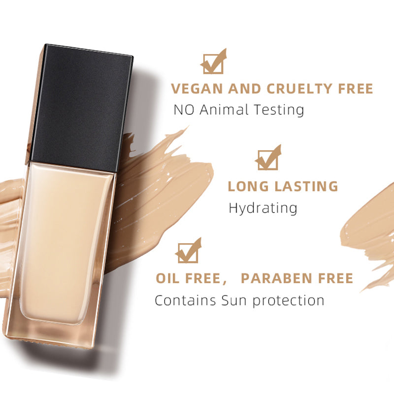 Long-Lasting Flawless Shiny Control Matte Liquid Foundation - SindeBella Beauty Store