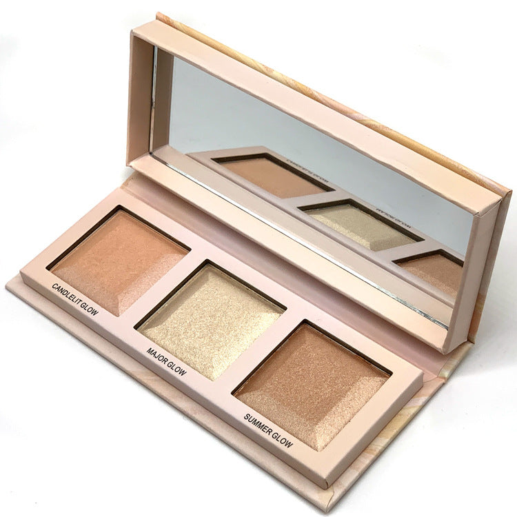 Palette de poudre surligneur Glow Bronzer (palette de haute qualité)