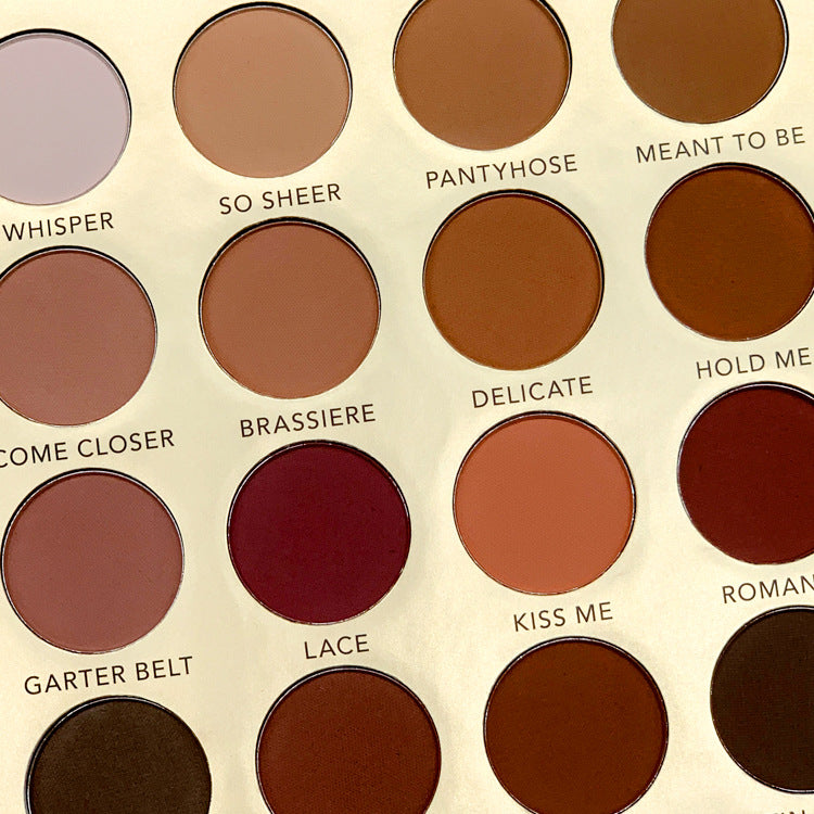 Lidschatten-Palette Make-up matt-nackt und Rauch Pro