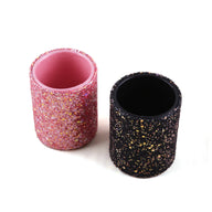 Organizador de almacenamiento de brochas cosméticas Glitter Bling