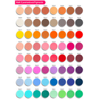 Lidschatten-Sampler-Kit, Matte-Kollektion-64 Schattierungen