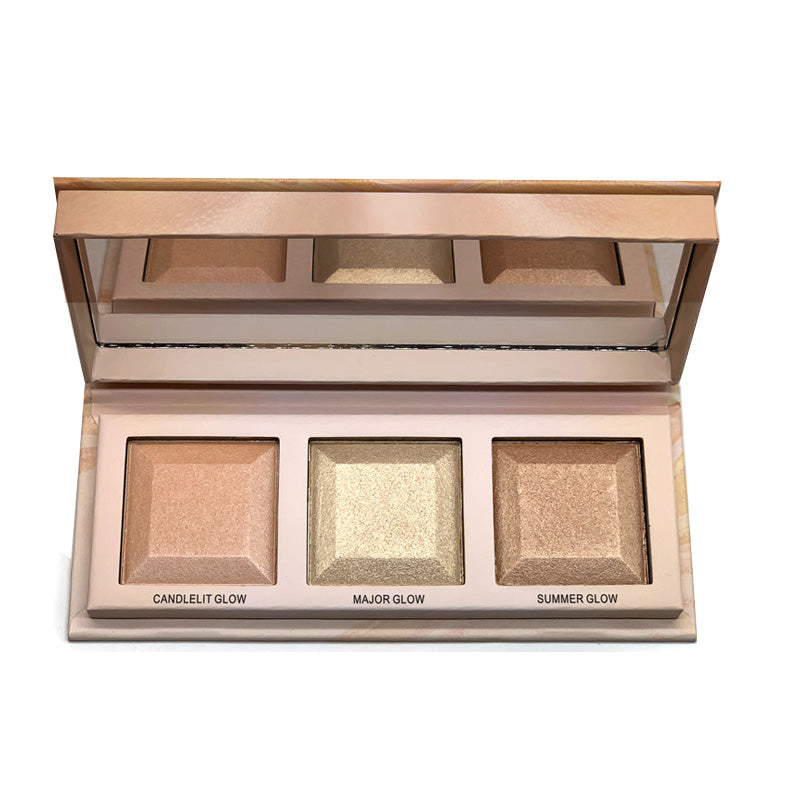 Palette de poudre surligneur Glow Bronzer (palette de haute qualité)