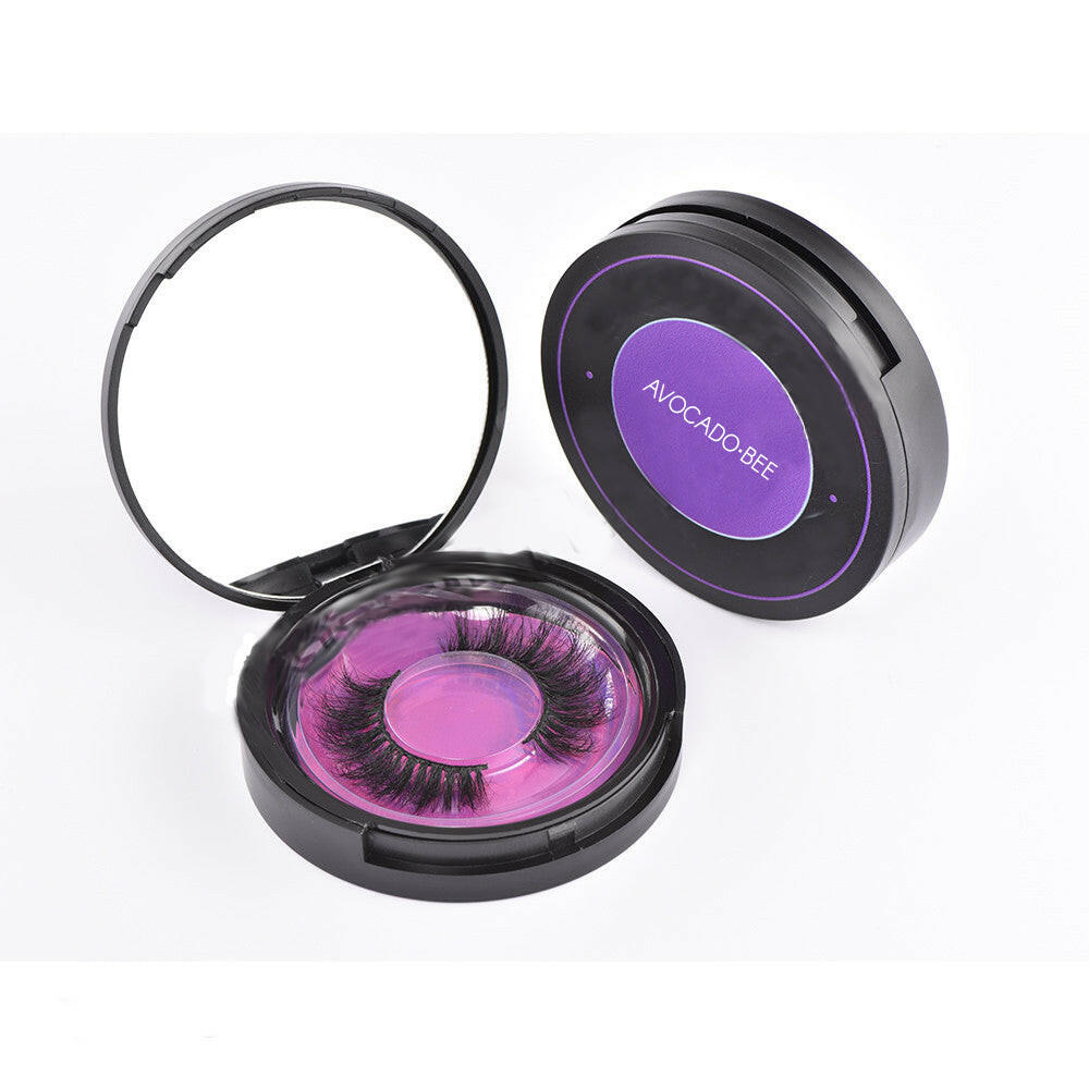 Hard Plastic Round Shaped Case - SindeBella Beauty Store