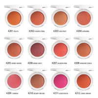 12 tinten neutrale blushpoeder monsterset