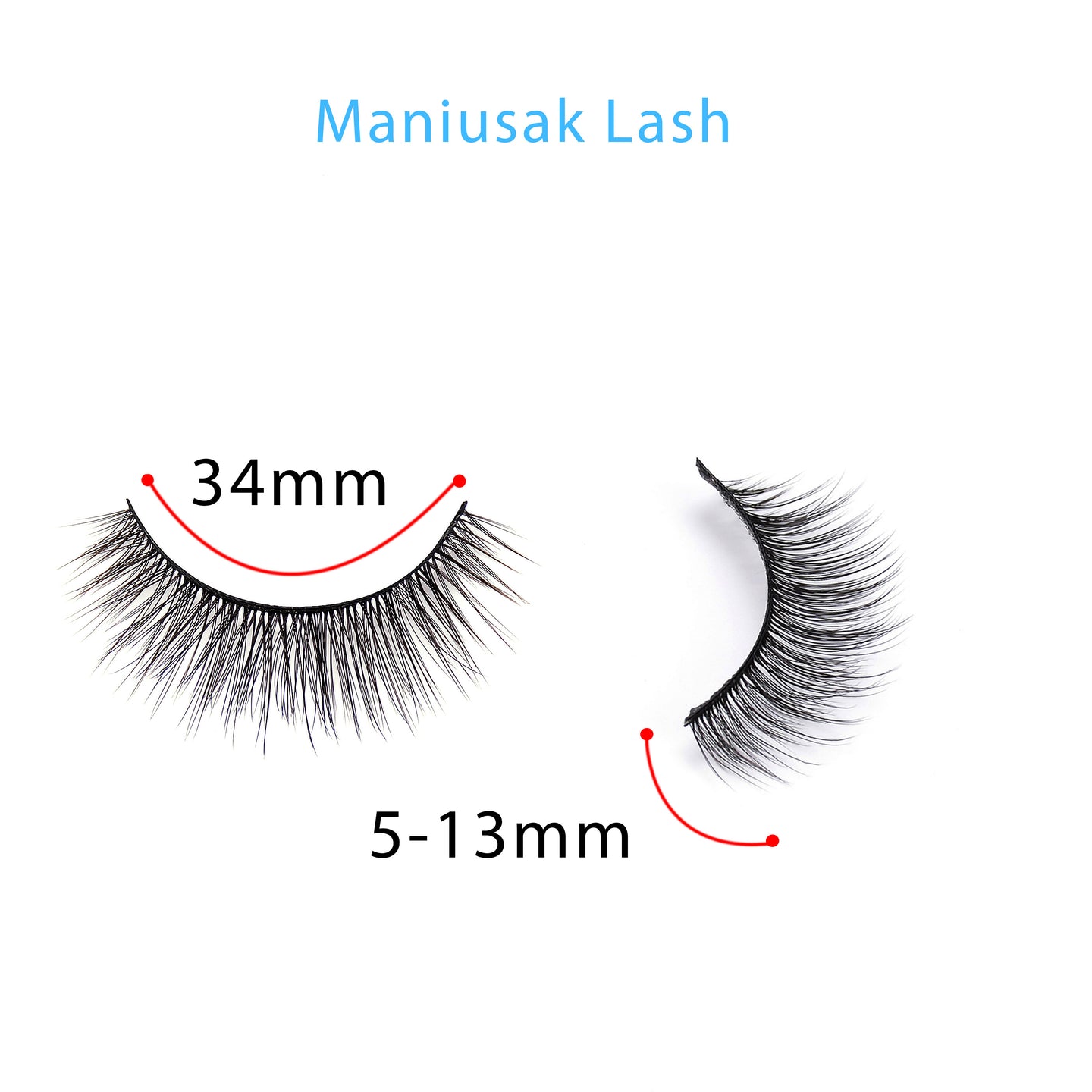 Maniusak Lashes -10 pairs - SindeBella Beauty Store