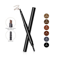 6 Shades Wenkbrauw Intrekbare Definer Pencil Kit