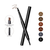 6 Shades Wenkbrauw Intrekbare Definer Pencil Kit