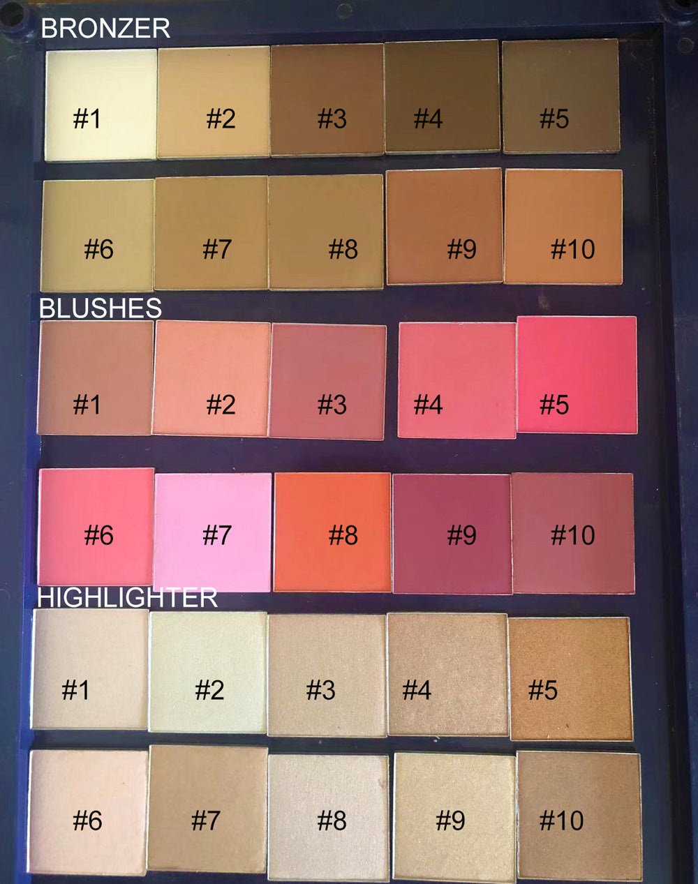 Vegan en wreedheidvrij Matte Bronzing Powder Palet