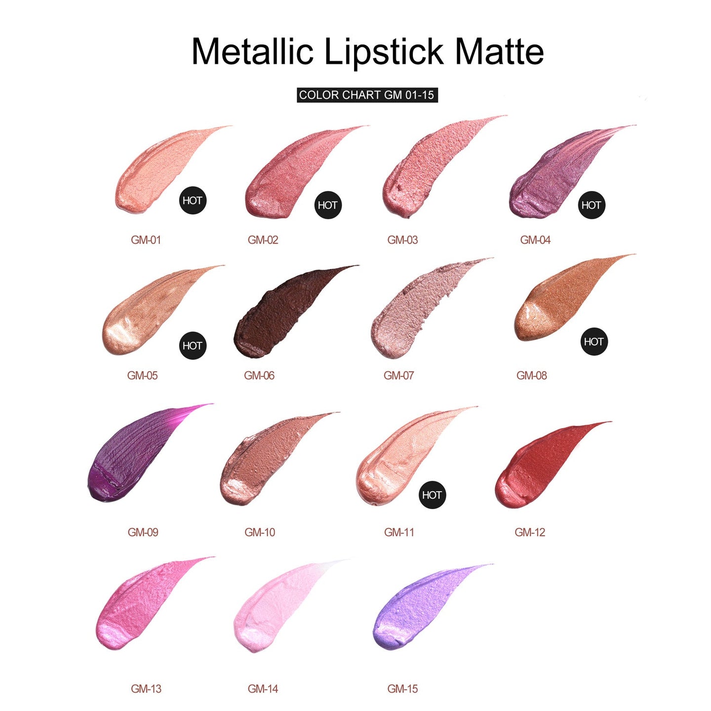 Metallic Lipstick Matte