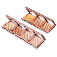 Natural Nude Shiny Contour Highlighter Sampler Kit