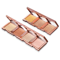 Natural Nude Shiny Contour Highlighter Sampler Kit