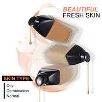 SPF 30 Oil Free Waterproof Matte Liquid Foundation - SindeBella Beauty Store