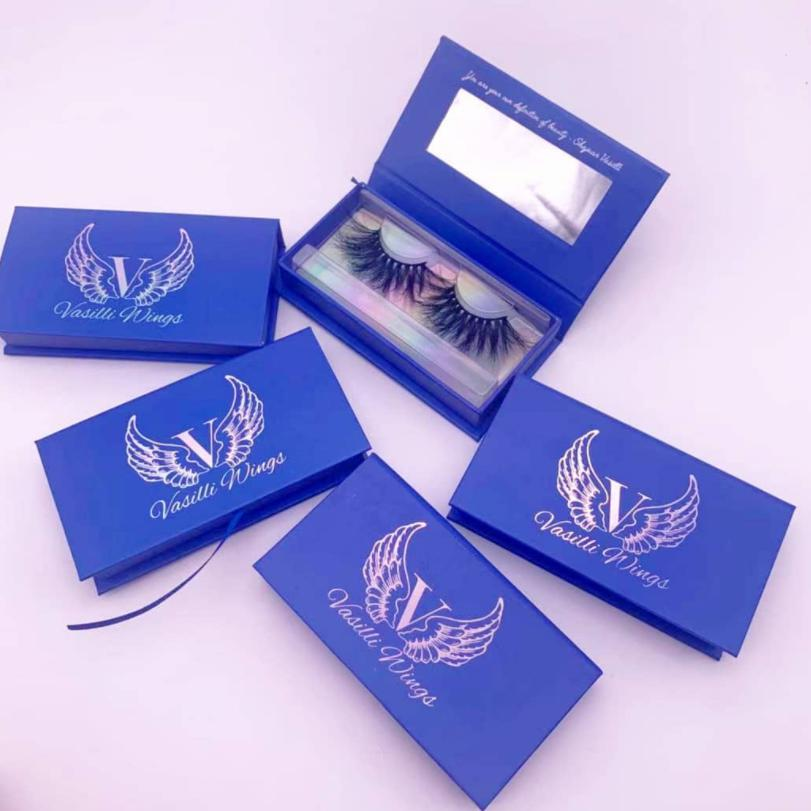 Rectangle Shape Premimun Paper Box with Mirror - SindeBella Beauty Store