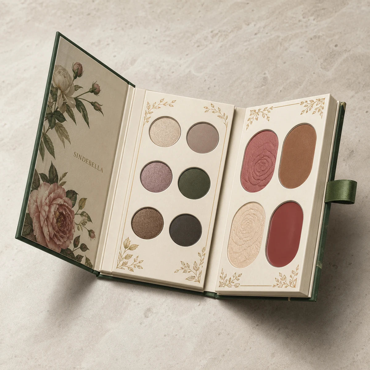 Layered book palette made from custom rigid paperboard