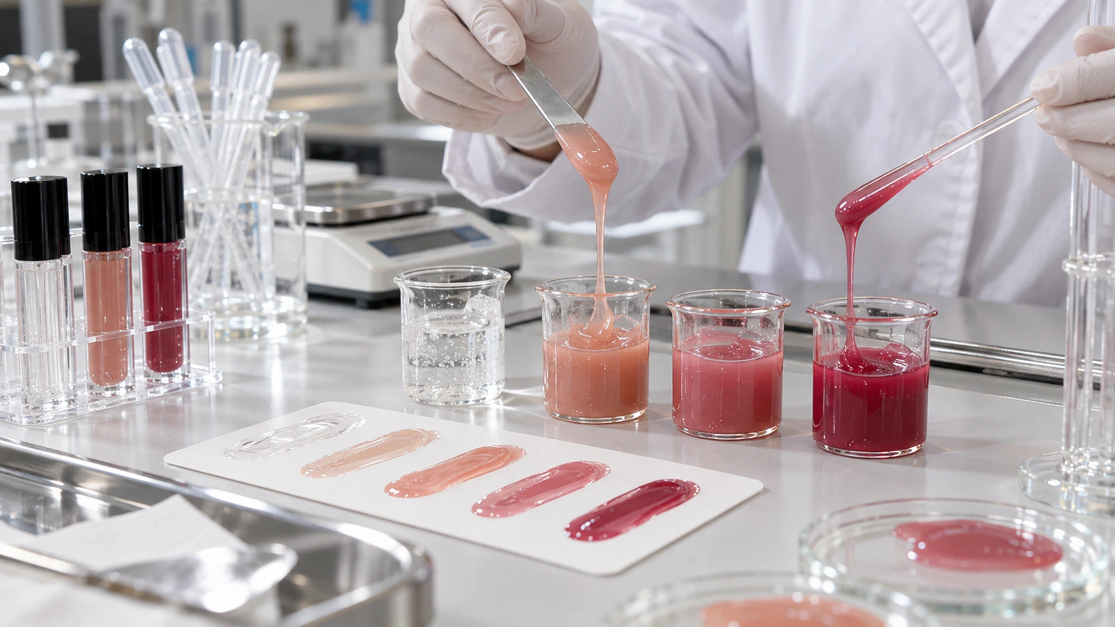 Lip gloss formula viscosity, shade and sample review