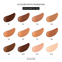 30 ml langanhaltende, makellose matte flüssige Foundation