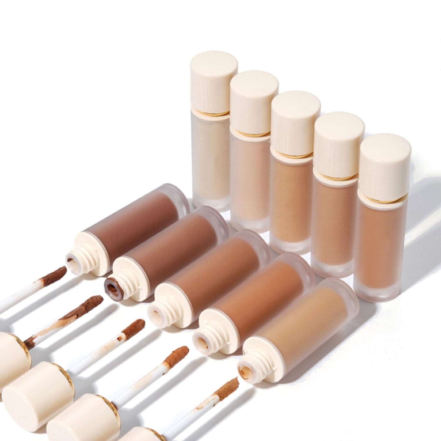 10 Shades Full Coverage Long-lasting Liquid Concealer Sample Kit