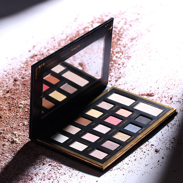 Paleta de sombras de ojos Pro Makeup pigmentadas mate-nude y smoke