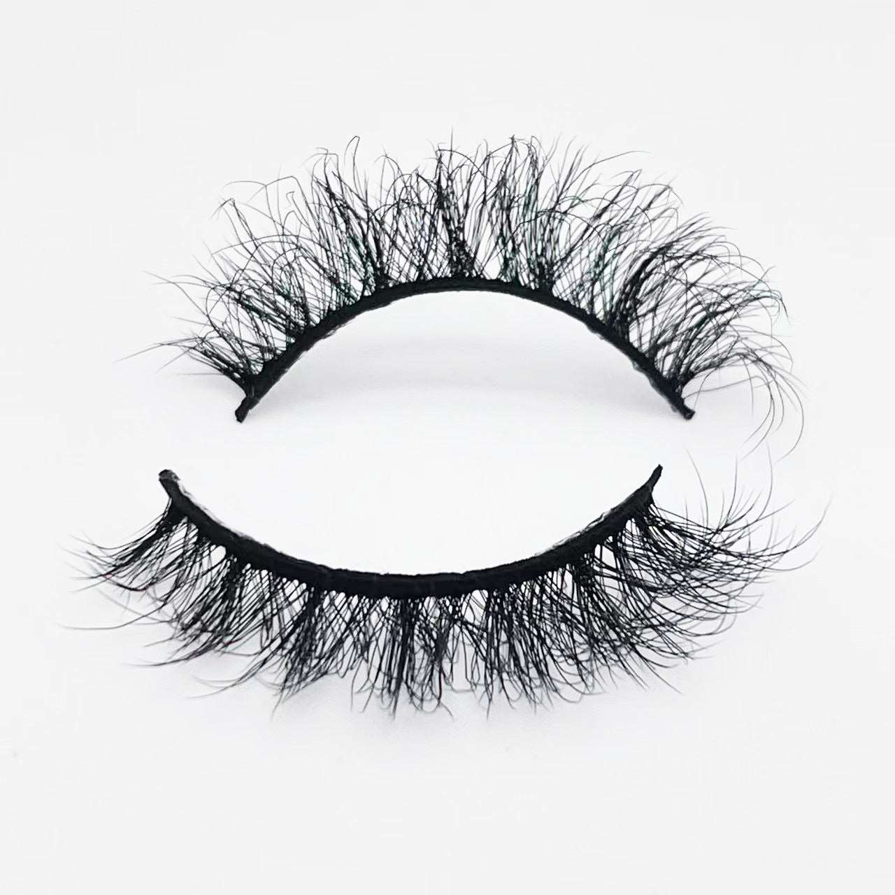 15mm faux mink strip lashes sample set