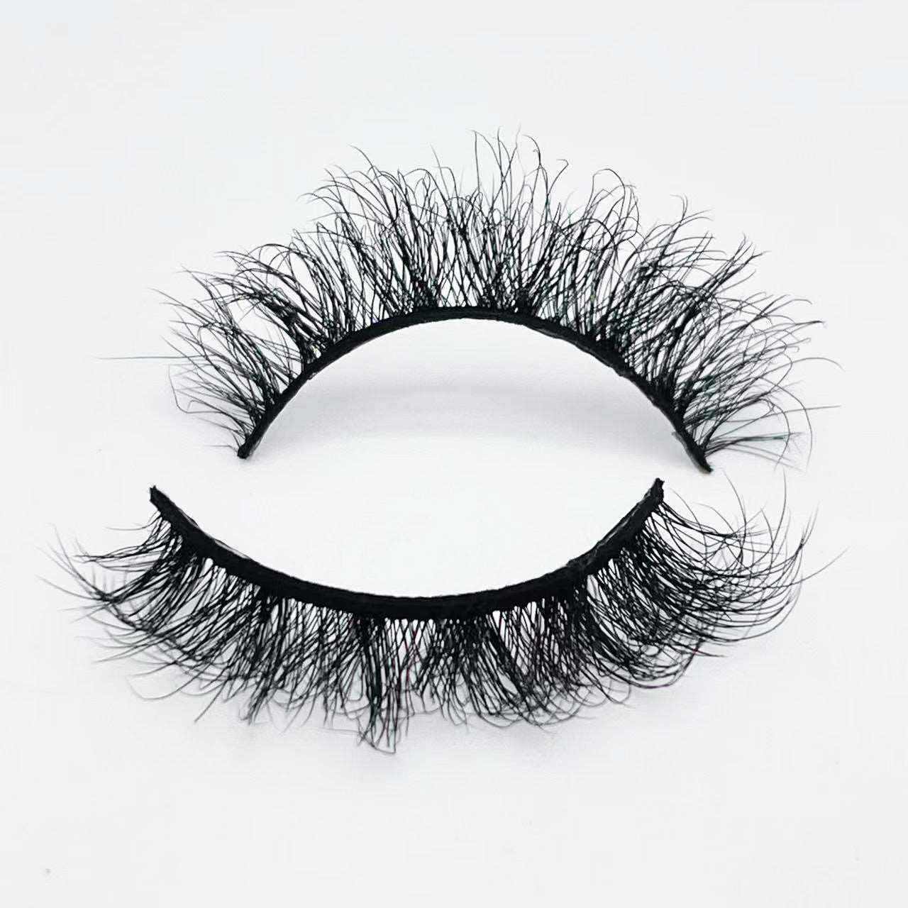 15mm faux mink strip lashes sample set