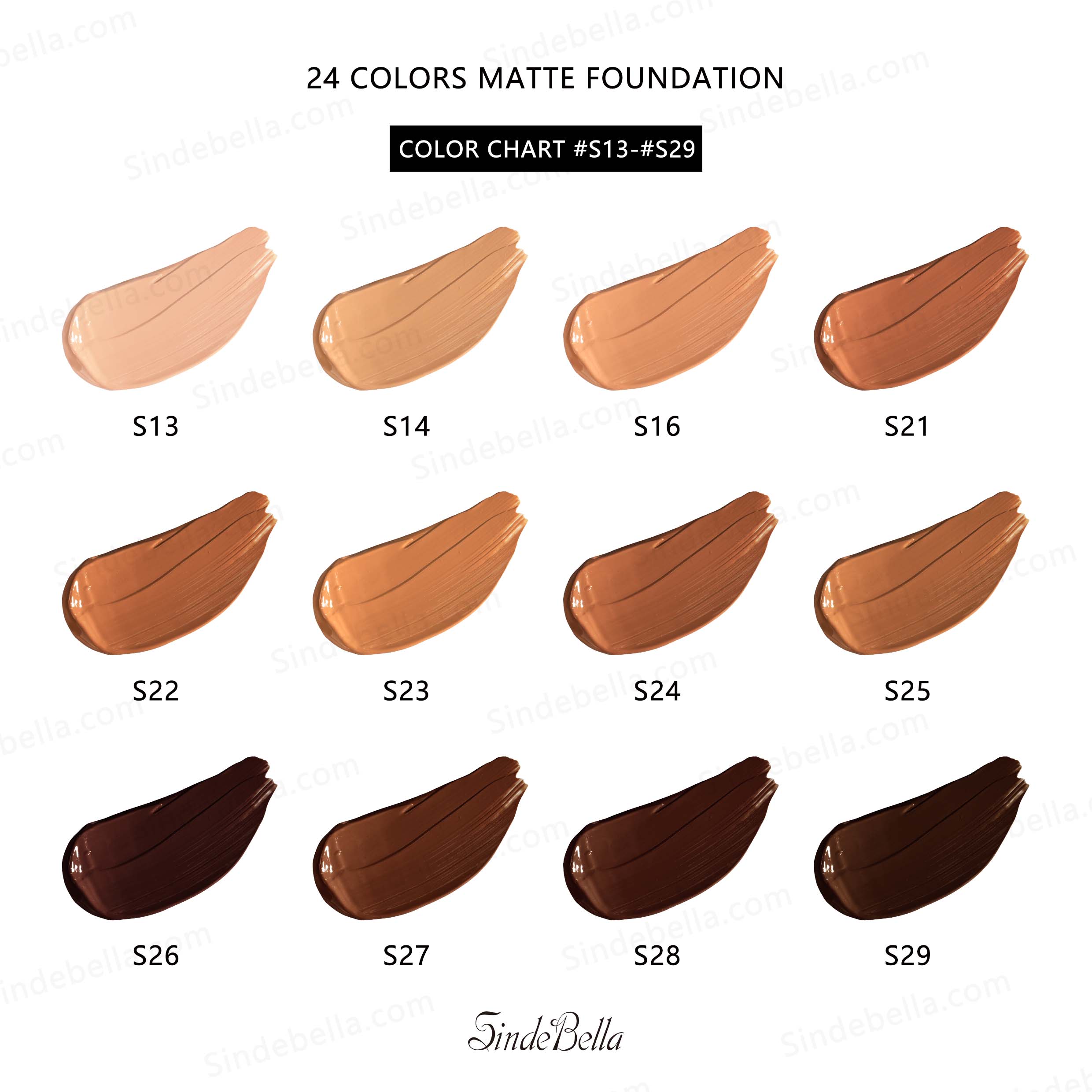 Oil Free High Coverage Matte Long Lasting Foundation