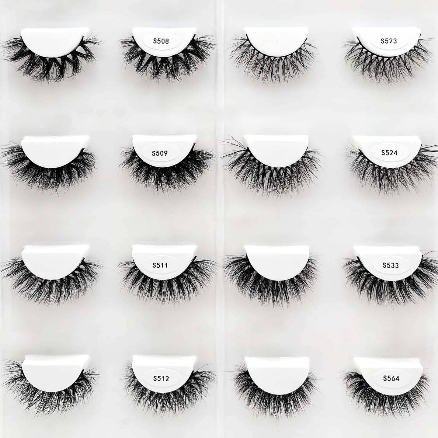 15mm Mink 3D Fluffy Curl False Eyelashes