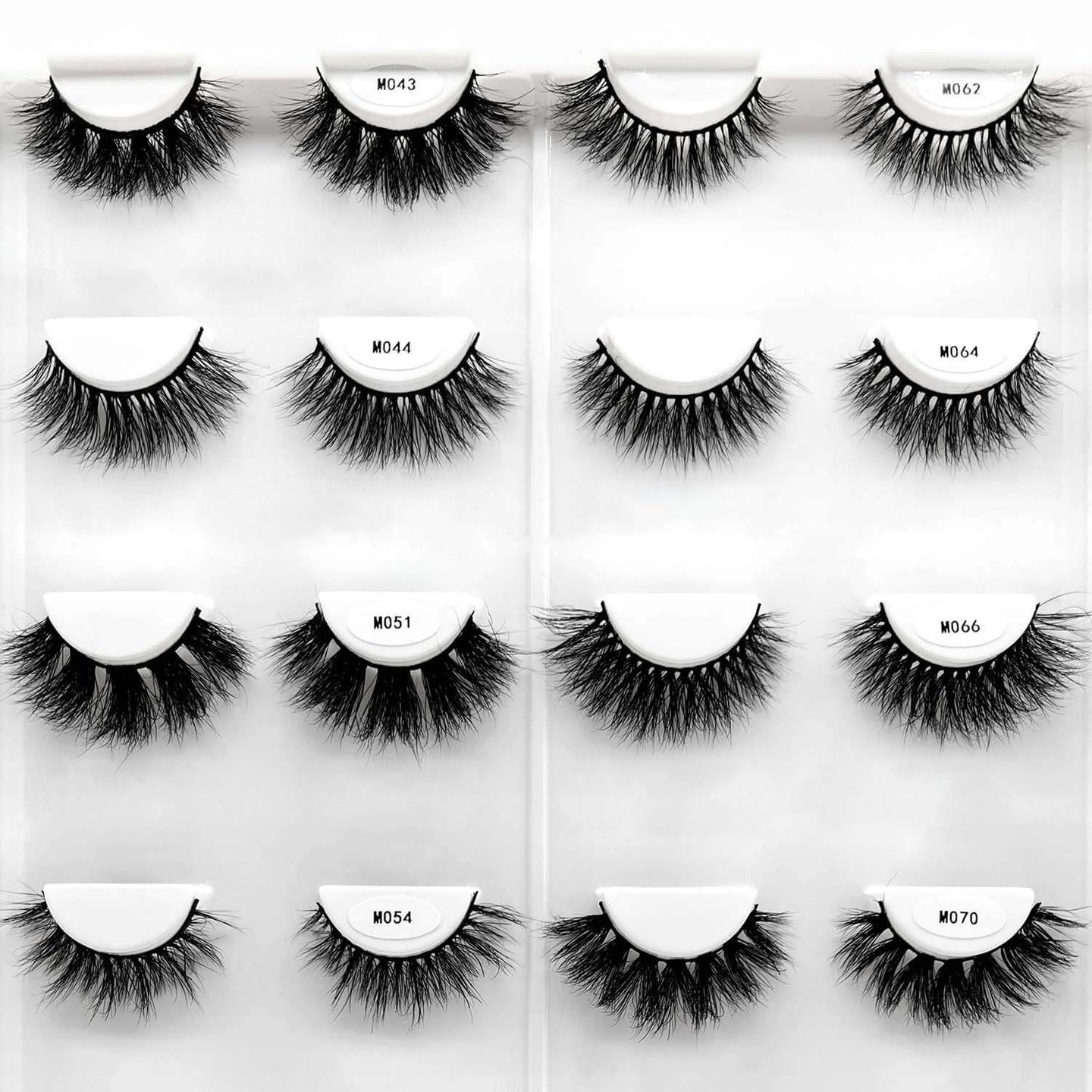 15mm 3D 100% Mink Full Volume False Eyelashes