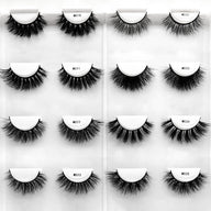 15mm 3D Luxury Mink Full Volume False Eyelashes