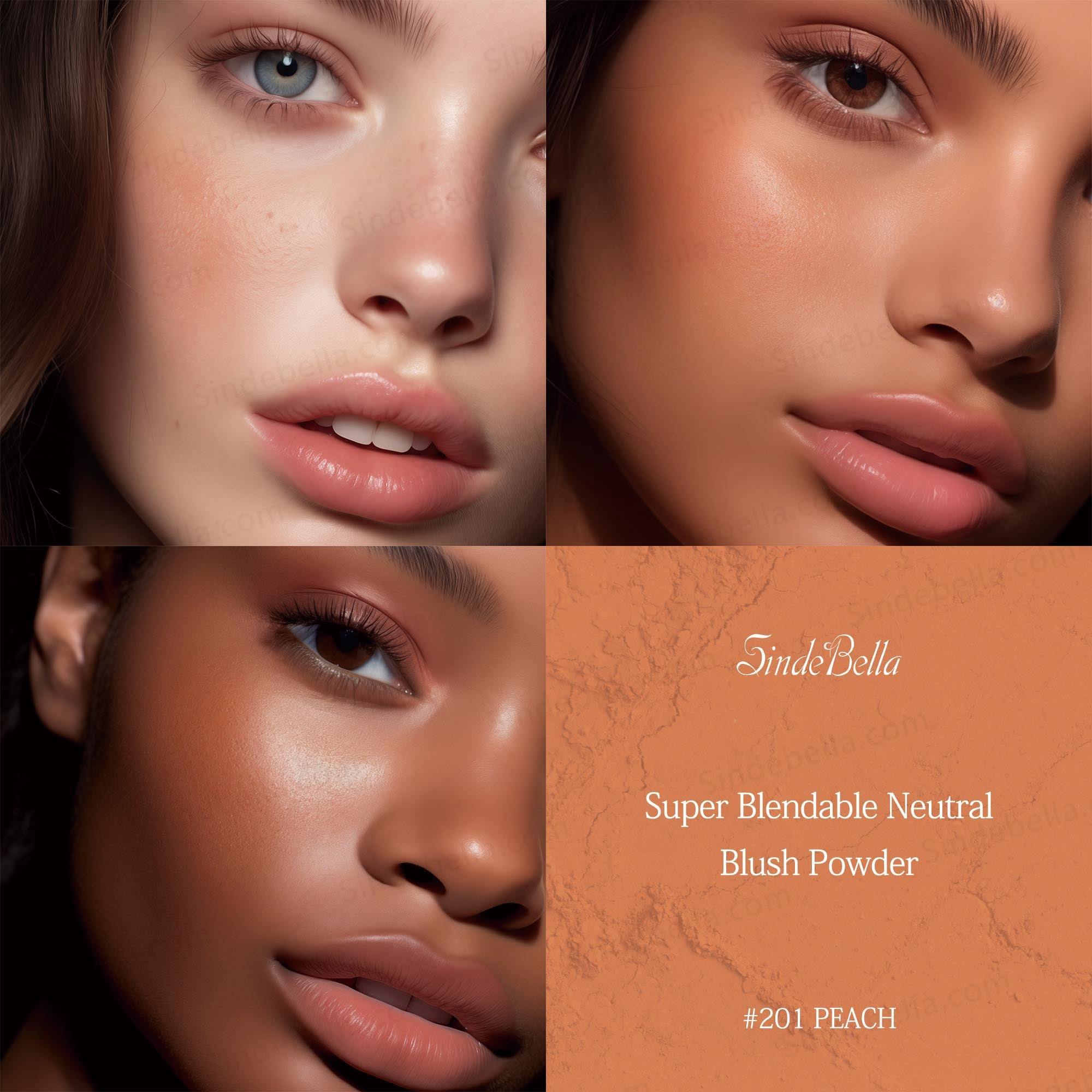 Super Blendable Neutral Blush Powder - SindeBella Beauty Store