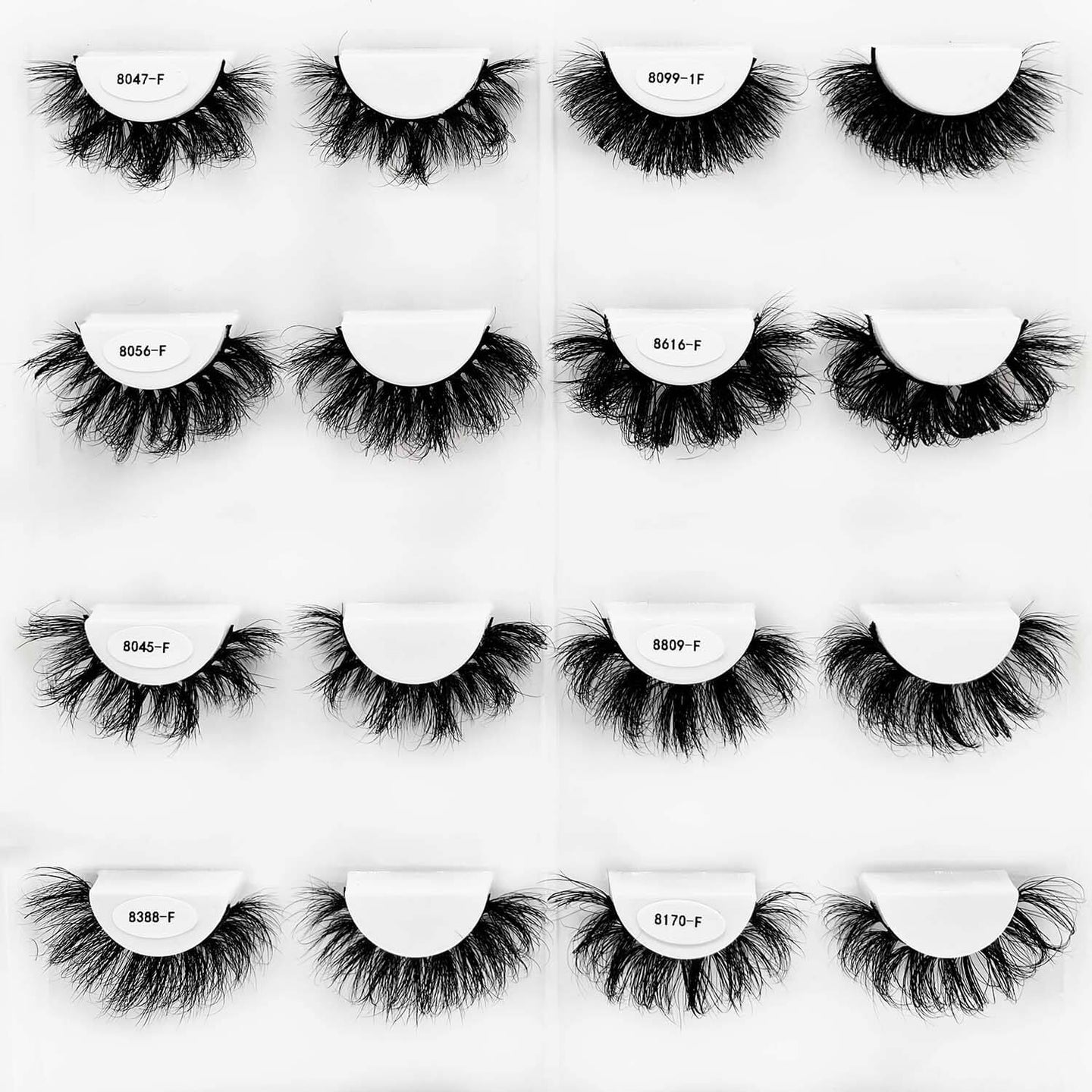 20mm Mink 3D Fluffy Curl False Eyelashes