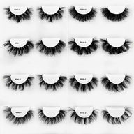 20mm 100% Mink 3D Fluffy Curl False Eyelashes
