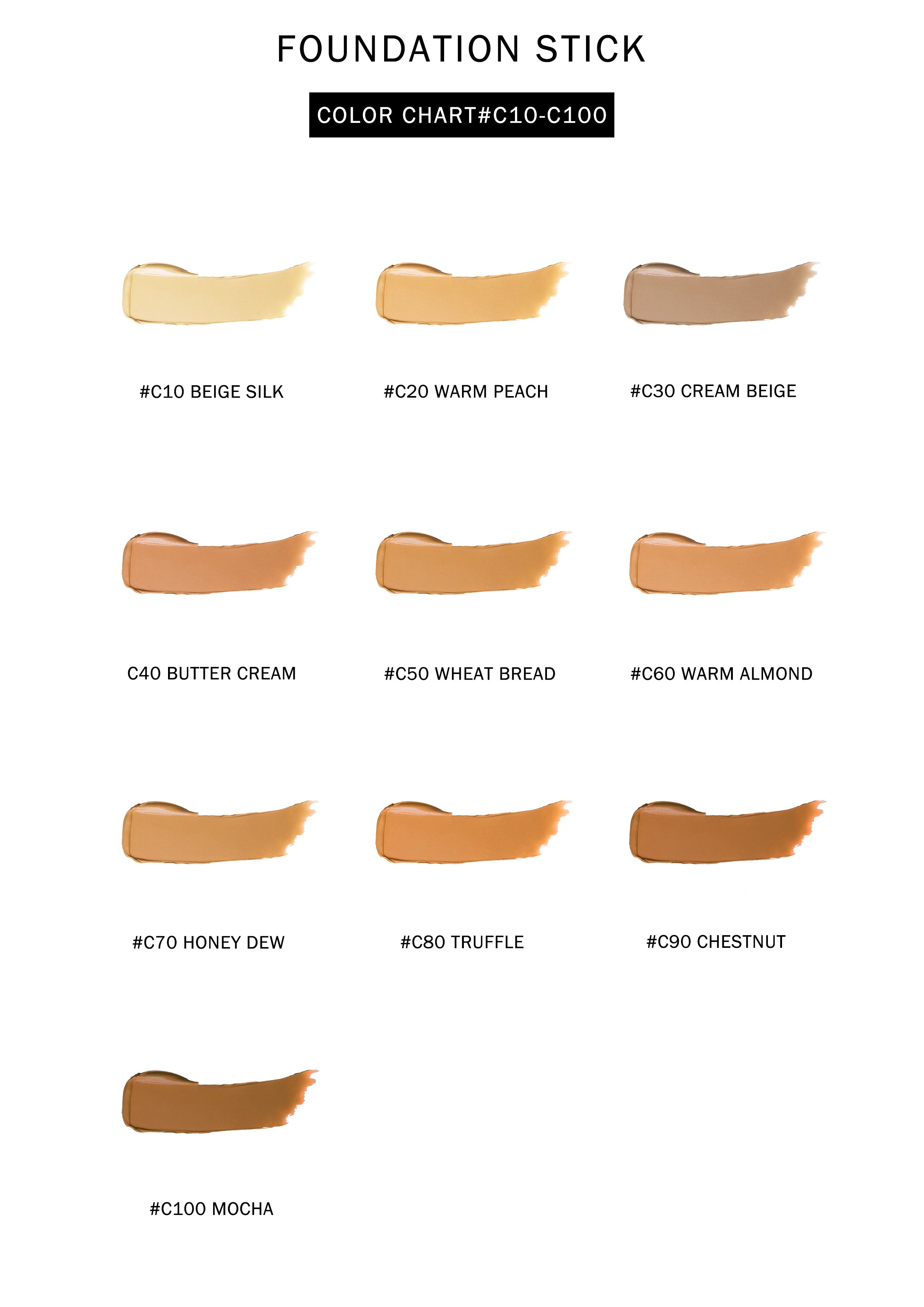Haut freundliche Formel Natural Matte Full Coverage Foundation Stick